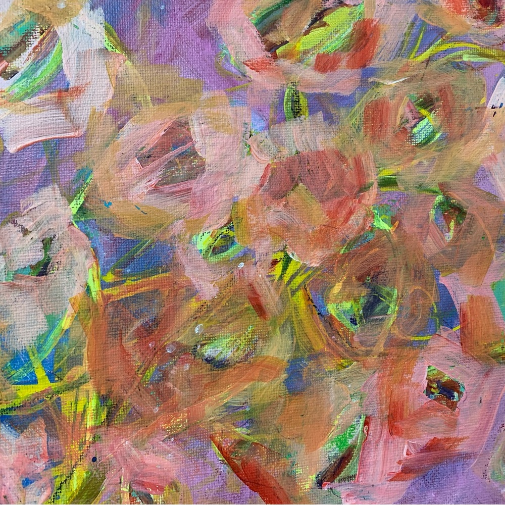 Original abstract acrylic painting